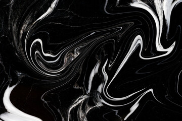 abstract liquid black marble pattern