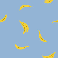 Plakat seamless vector banana pattern