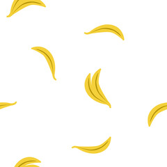 seamless vector banana pattern
