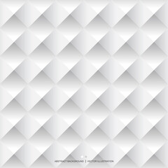White geometric abstract background, seamless pattern, vector illustration