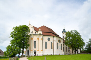 Pilgrimage Church of Wies, Bavaria, Germany.