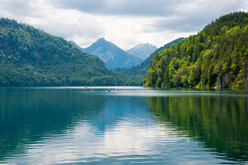 The Alpsee is a lake in Bavaria, Germany. - 157429178