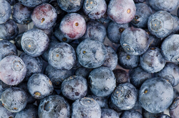 Closeup Shot Of Fresh Blueberries