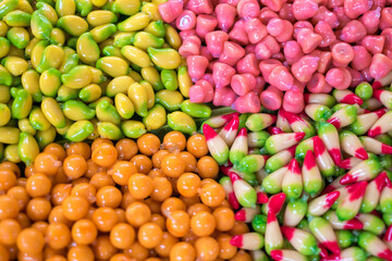 Deletable Imitation Fruits (Kanom Look Choup), Thai Dessert