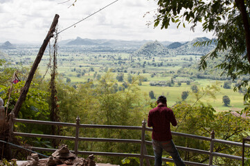 view from erawan cave udon hani thailand