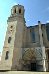 Fototapeta na wymiar Catedral de Gerona España 