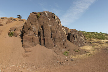 Montañas en el interior de la Isla de El Hierro, Canarias
