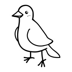 Dove bird symbol icon vector illustration graphic design