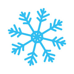 Snowflake winter symbol icon vector illustration graphic design