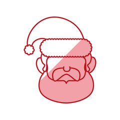 Santa claus cartoon icon vector illustration graphic design