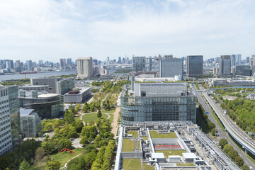 臨海副都心の台場エリアの風景（東京都港区）