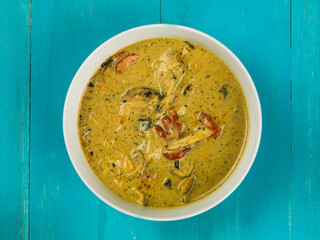 Bowl of Thai Chicken Panang with Roasted Vegetables