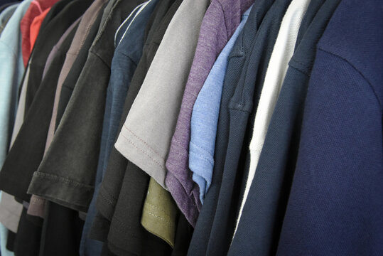 t-shirts on the rack
