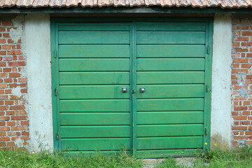 Fototapeta na wymiar Door in village