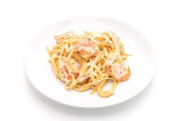 fettuccini pasta with shrimp