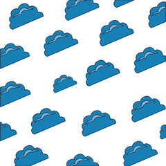 Cloud weather symbol icon vector illustration graphic design