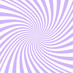 Spiral background from purple and white rays