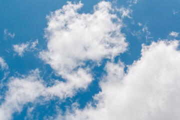 Obraz premium clouds in the sky. clouds in the blue sky.