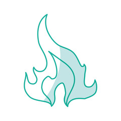 Fire burn flamme icon vector illustration graphic design