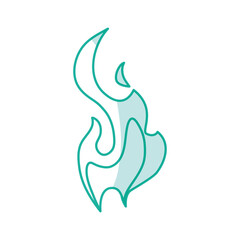 Fire burn flamme icon vector illustration graphic design