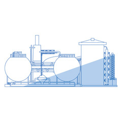 factory plant machinery icon vector illustration graphic design
