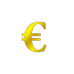 euro symbol. vector sign, solid logo illustration, colorful pictogram isolated on white