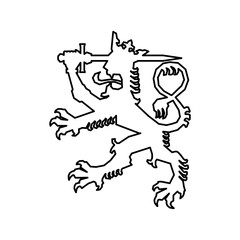 Finland animal symbol icon vector illustration graphic design
