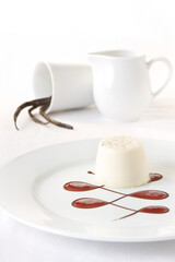 White dessert
