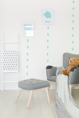 Baby room cactus wall decals