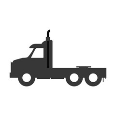 Cargo truck vehicle icon vector illustration graphic design