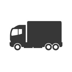 Cargo truck vehicle icon vector illustration graphic design