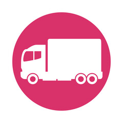 Cargo truck vehicle icon vector illustration graphic design