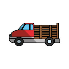 Cargo suv vehicle icon vector illustration graphic design