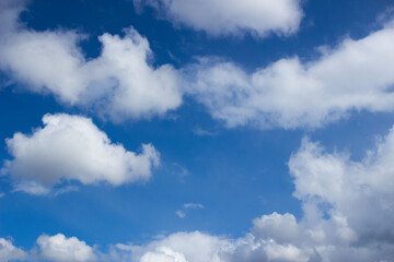 Obraz premium Blue sky and clouds sky