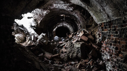 Old factory tunnel