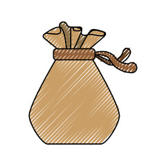 Money bag isolated icon vector illustration graphic design