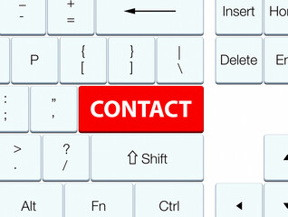 Contact red keyboard button