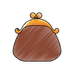 Money wallet purse icon vector illustration graphic design