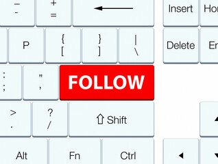 Follow red keyboard button