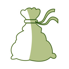 Money bag isolated icon vector illustration graphic design