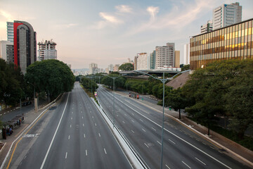 São Paulo vazia