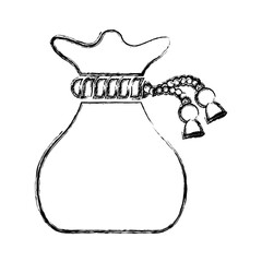 Money bag isolated icon vector illustration graphic design