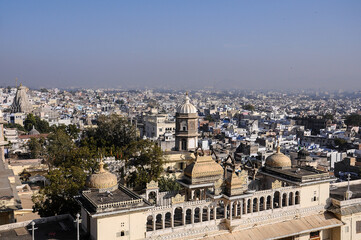 Fototapeta na wymiar Indien - Rajasthan - Udaipur - Stadtpalast