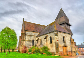 Fototapeta na wymiar Collegiate church of the Assumption of Mary in Villemaur-sur-Vanne - France