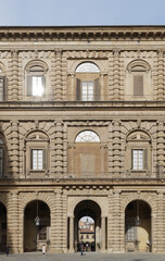 Fototapeta na wymiar view of palazzo pitti