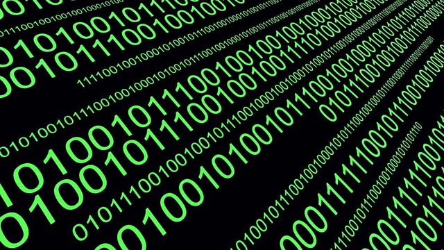 4k,Binary source code,data digital display,future tech background.
