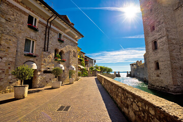 Lago di Garda town of Sirmione view,