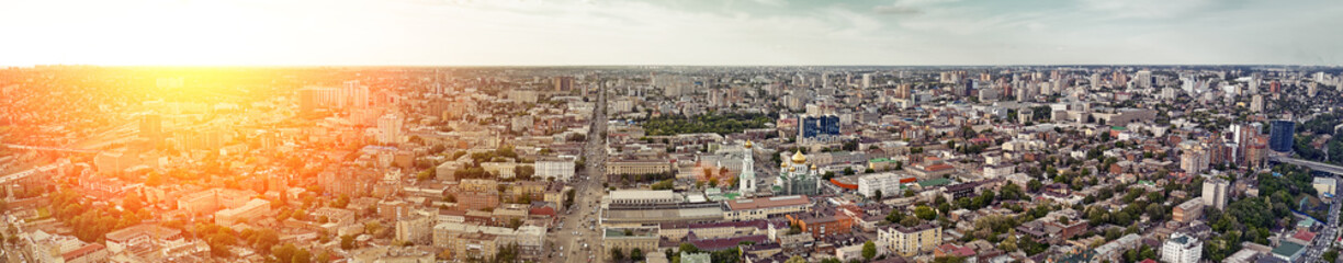 Rostov-on-Don. Russia. aerial view, Panoramas of the city
