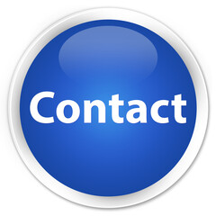 Contact premium blue round button