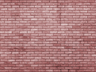 pale red toned brick wall  repeating pattern